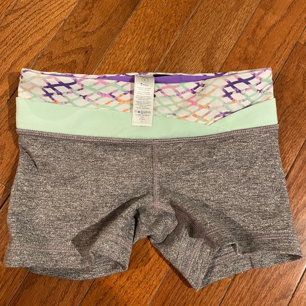 Lululemon Ivivva Biker Shorts.  Size 6